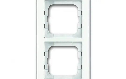 BUSCH-JAEGER 1722-280 Cadre de finition Axcent 2 fois | verre blanc