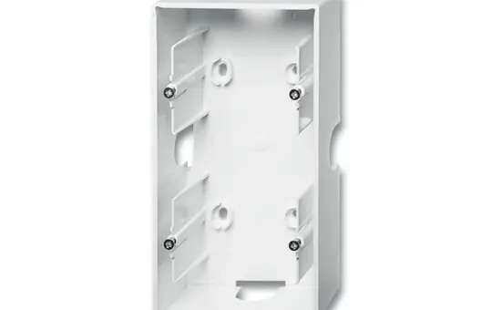 BUSCH-JAEGER 1702-84 Surface-Mounted Enclosure Future Linear 2-fold | studio white