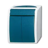 BUSCH-JAEGER 2601/5W-53 Rocker Switch Ocean Series switch | grey/teal