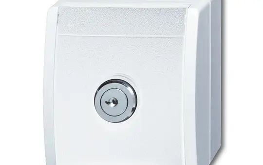 BUSCH-JAEGER 20EWSL-54 SCHUKO surface-mounted socket Ocean 1-fold, security lock | alpine white