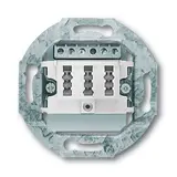 BUSCH-JAEGER 0243/04 Telephone Socket 3x6 NFN | alpine white
