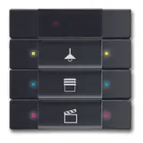 BUSCH-JAEGER 6129/01-885 KNX Touch Sensor IR matt black