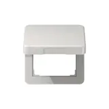 JUNG CD590KLLG Couvercle rabattable série CD standard | gris clair
