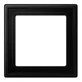 JUNG LS981SWM Cadre de recouvrement LS 990 célibataire | noir graphite mat