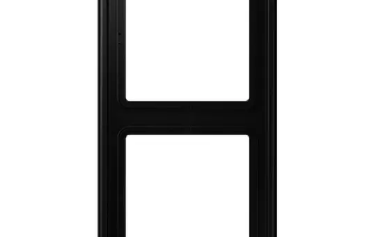 JUNG LS982SWM Cover Frame LS 990 2-fold | graphite black matt