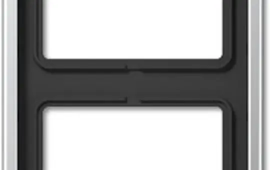 JUNG AL2982 Cover Frame LS 990 2-fold | aluminum