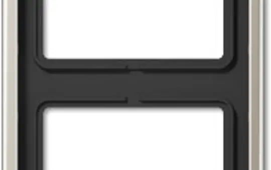 JUNG ES2982 Cover Frame LS 990 2-fold | stainless steel
