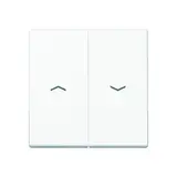 JUNG A595PWW Shutter rocker switch Series A 2-fold | alpine white