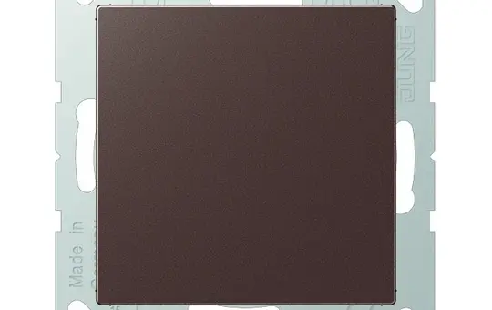 JUNG A594-0MO Blank Cover Series A/AS snapped | mocha