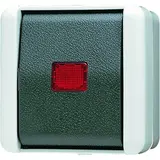 JUNG 806KOW Rocker Control Switch Surface-Mounted Series WG 800 Changeover switch