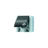 JUNG 820NAWSL SCHUKO socket, labelled series WG 800 Lock