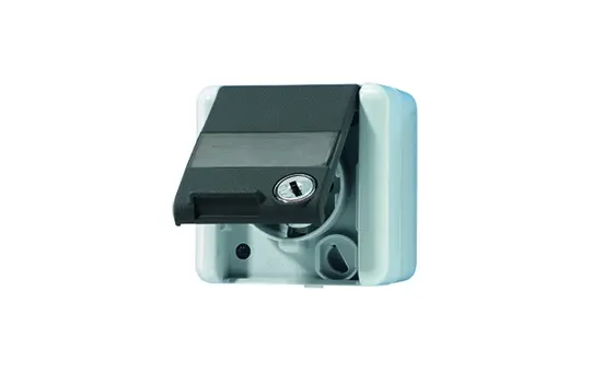 JUNG 820NAWSL SCHUKO socket, labelled series WG 800 Lock