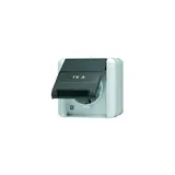 JUNG 820NAW SCHUKO socket, labelled series WG 800 standard
