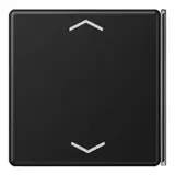 JUNG A404TSAPSWM23 Jeu de touches avec symboles fléchés Série F40 A/AS 4 volets, en bas à gauche, en haut à droite | noir graphite mat