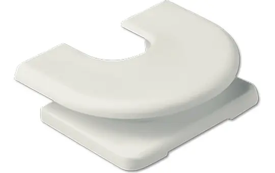 JUNG 11 Cable, Conduit and Duct Entry for cable & mini channel | white
