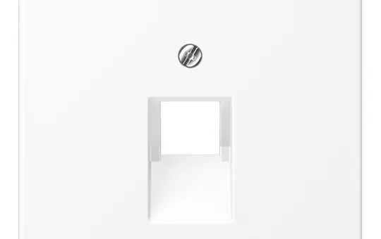JUNG LS969-1UAWWM Couverture réseau série LS célibataire | blanc neige mat