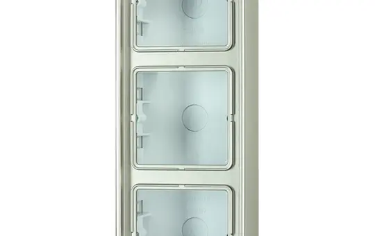 JUNG ES2583A-L Surface-Mount Cap Series LS 3-fold | stainless steel