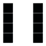 JUNG LS504TSASW Keypad F50 Series LS 4-fold | black