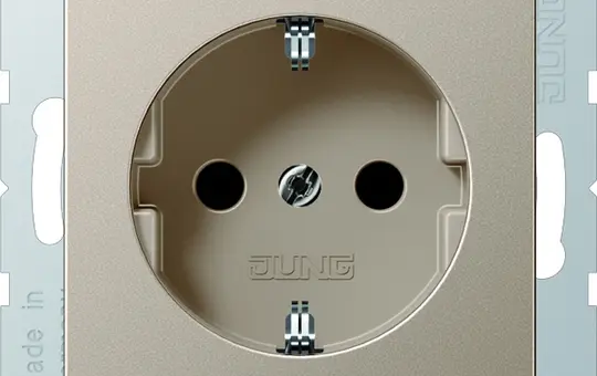 JUNG A1520KICH Prise SCHUKO A/AS Protection contre le contact | champagne