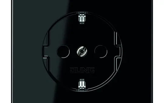 JUNG LS1520KISW SCHUKO socket LS Touch protection | black