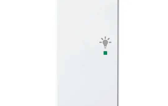 BUSCH-JAEGER 6231-21-84 bascule flex Future avec inscription 2 voies, lumière, gauche | blanc studio