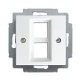 BUSCH-JAEGER 2561-02-914 UAE central plate Balance SI 2-fold | alpine white