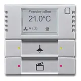 BUSCH-JAEGER 6128/28-83 KNX touch sensor control element RTR aluminum silver