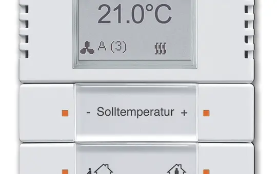 BUSCH-JAEGER 6128/28-84 KNX Touch Sensor Control Element RTR studio white