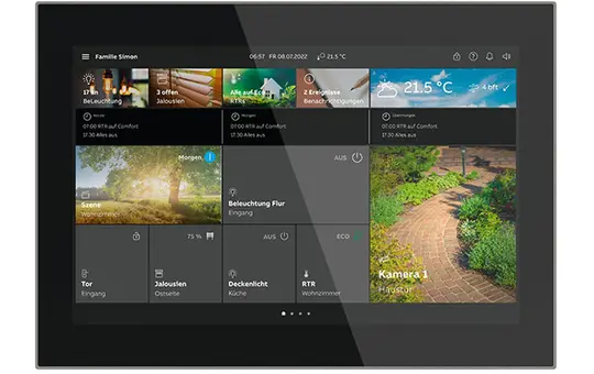 BUSCH-JAEGER ST/U10.1.11-825 KNX Touch Panel SmartTouch black/stainless steel | 10 inches