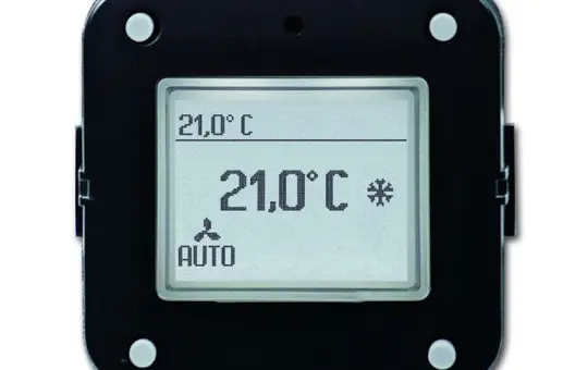 BUSCH-JAEGER 6109/18 KNX Push Sensor Flush-Mounted RTR, heating/cooling, 5 inputs