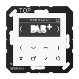 JUNG DABAWW Radio encastrable série A/AS DAB+ | blanc alpin