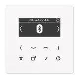 JUNG DABLSBTWW Flush-Mounted Radio Series LS DAB+, Bluetooth | alpine white