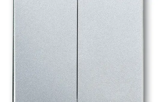 BUSCH-JAEGER 6736FoH-83 FoH-bascule Future 2 fois | alu argenté