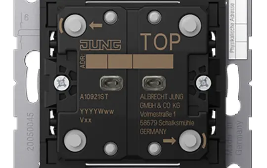 JUNG A10921ST KNX Touch Sensor F10 A/AS 2-fold, universal