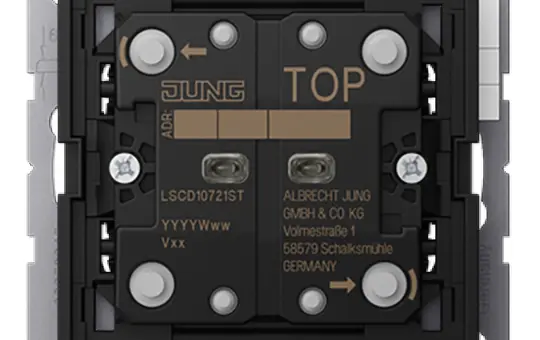 JUNG LSCD10721ST KNX Touch Sensor F10 LS 2-fold, standard