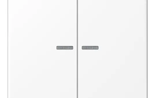 JUNG LS102KO5WWM KNX control rocker F10 series LS 2-fold | snow white matt