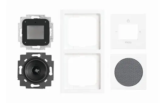 BUSCH-JAEGER 8270UJ-84-101 Flush-mounted radio set Future DAB+, Mono, Bluetooth | studio white