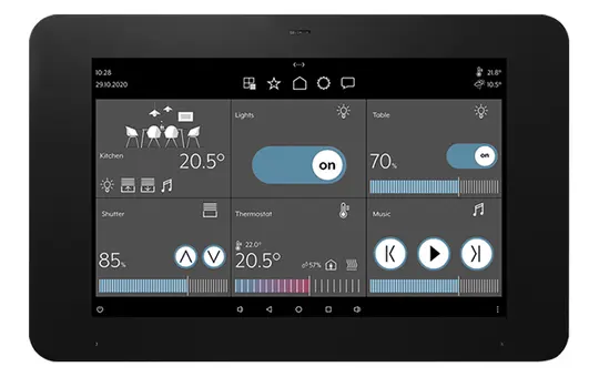 JUNG SP0081U KNX Smart Panel black | 8 inches