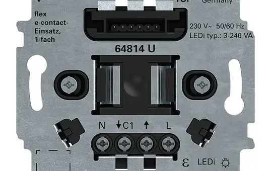 BUSCH-JAEGER 64814U e-Contact flexTronics 1-fold