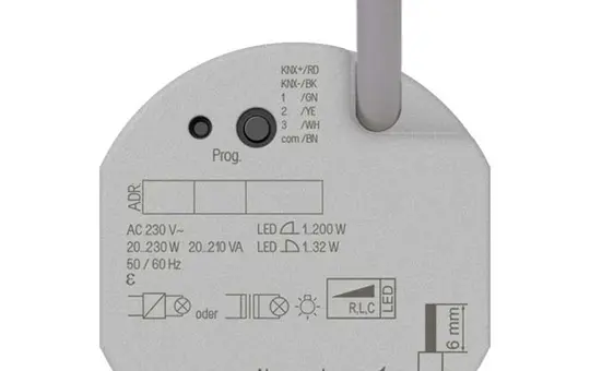 JUNG 390011SU KNX dimming actuator flush-mounted 1-fold