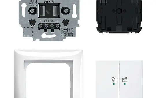 BUSCH-JAEGER 62851UJ-914-WL Dimmer Set flex Balance SI alpine white