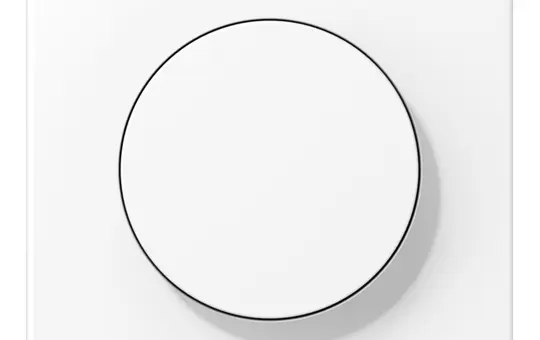 JUNG LS1740WWM Rotary Dimmer Cover LB Series LS standard | snow white matt