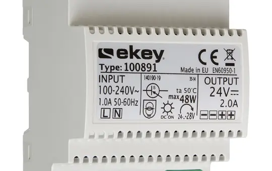 EKEY 100891 Alimentation REG 24 V CC