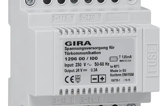 GIRA 129600 Power Supply 24 V REG 300mA