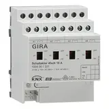 GIRA 100400 Actionneur de commutation KNX avec commande manuelle 16 A 4 fois