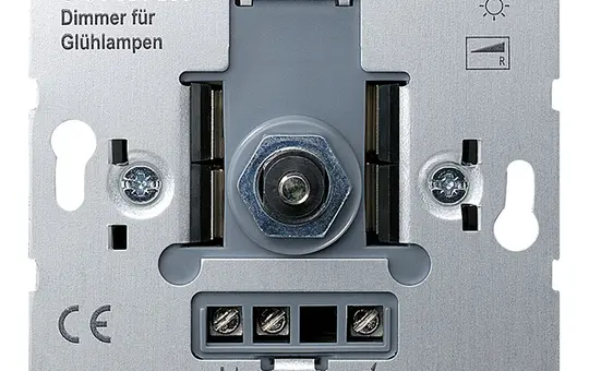 GIRA 118100 Rotary Dimmer R, 1000 W, pressure changeover switch