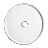 THPG 100608 Cover Frame White Glass Single cover for rotary switch