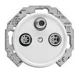 THPG 100728 Antenna Socket Duroplast 3-way, universal, stitch, 2 dB
