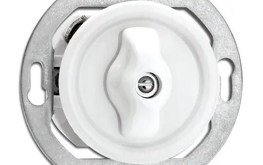 THPG 186880 Interrupteur rotatif en porcelaine commutateur inverseur