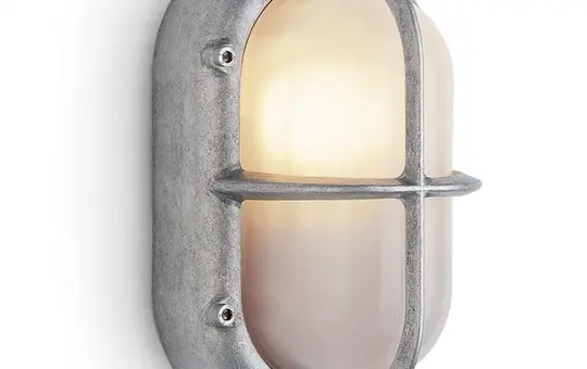 THPG 165250 Aluminium wall light oval